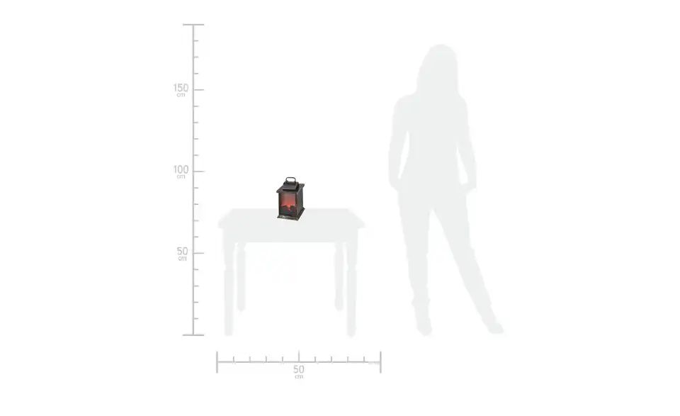 LED-Kamin-Laterne | Möbel Höffner