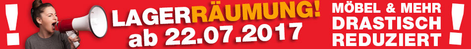 Lagerräumung bei Sconto