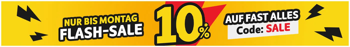 Nur bis Montag Flash-Sale, 10% auf fast alles* mit dem Code: SALE