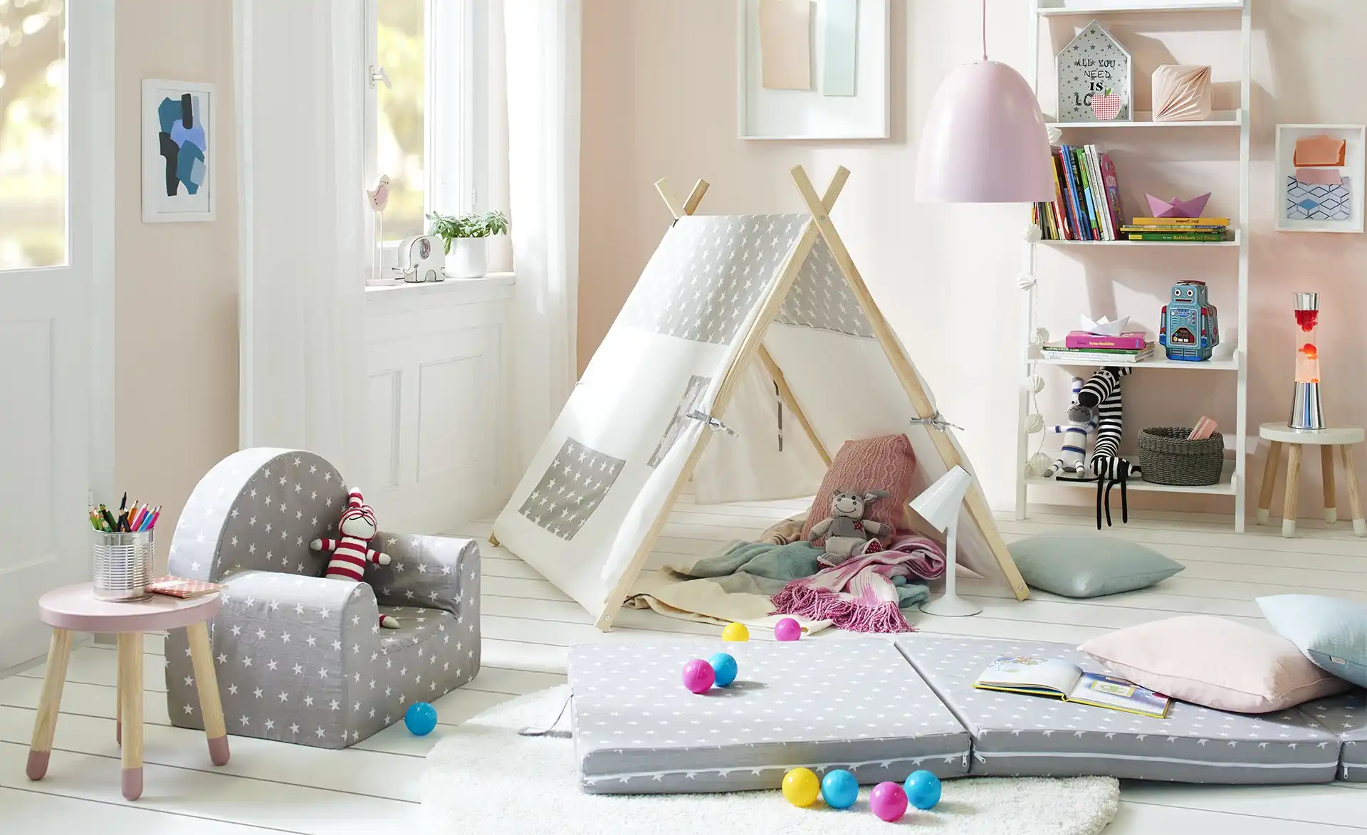 Icon Teddybär Sitzsack Kinder – Flauschiger Boucle-Kuschelsessel Mit Füllung (creme, Für Kinderzimmer)