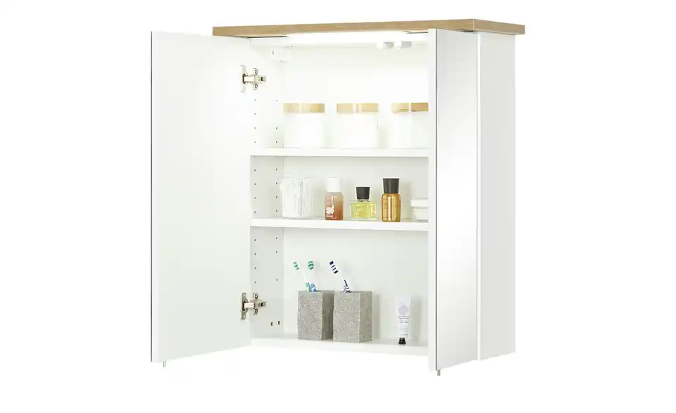 Spiegelschrank Noventa, geöffnet