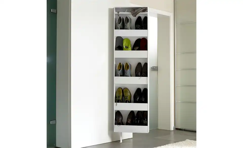 Schuh- und Mehrzweckschrank Santarem, in Wohnsituation