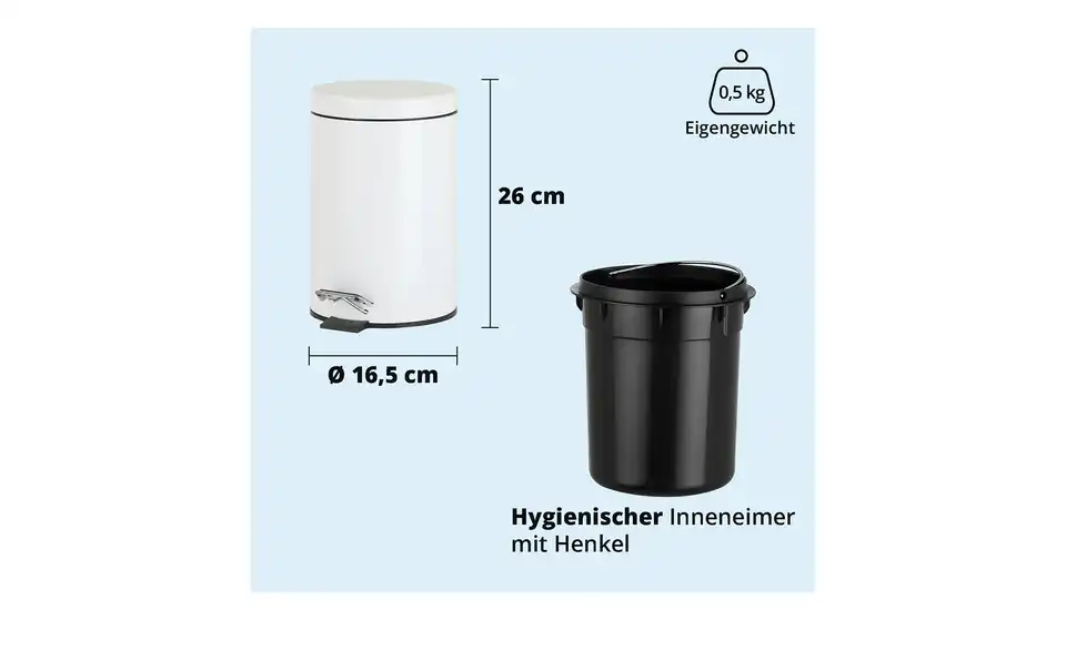 KHG Kosmetikeimer 3 l, Bild mit Text