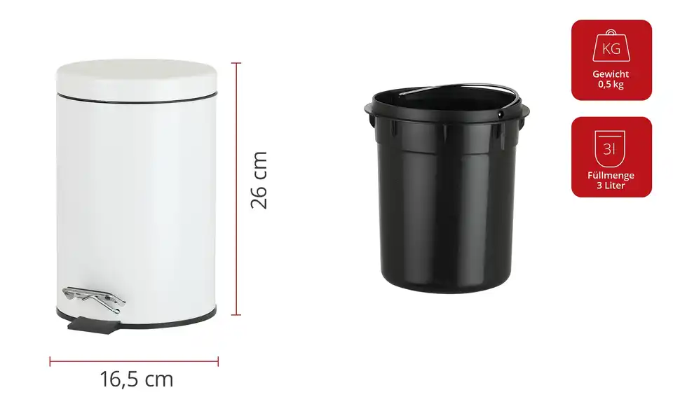 KHG Kosmetikeimer 3 l, in Wohnsituation