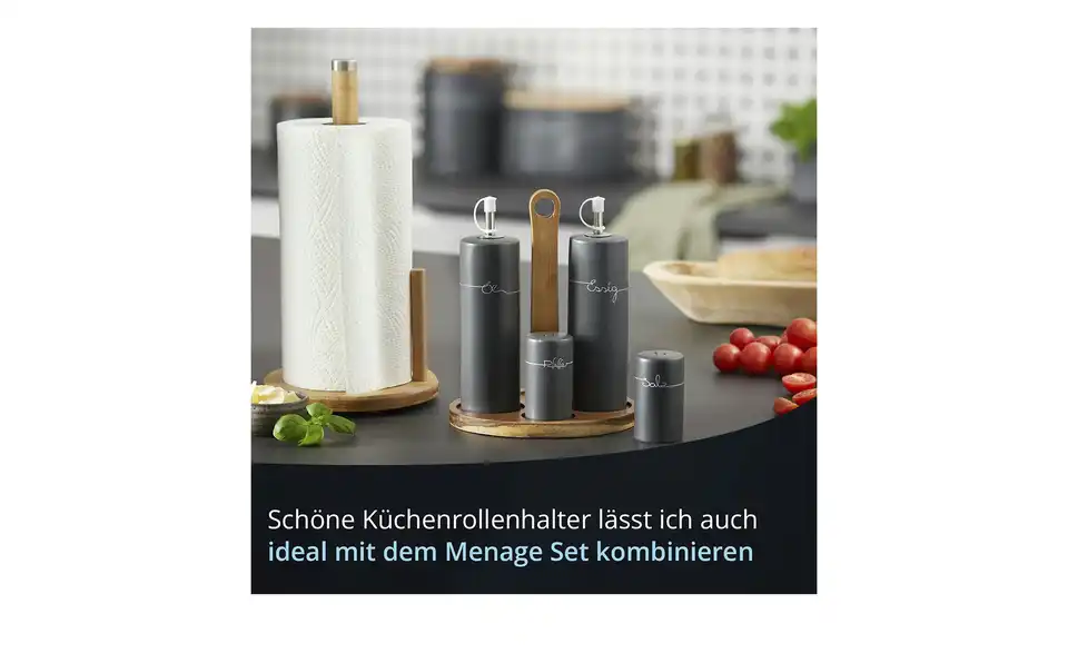 KHG Küchenrollenhalter, Bild mit Text