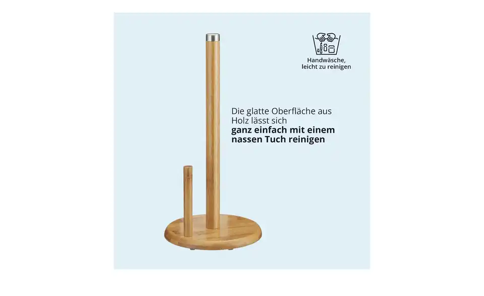 KHG Küchenrollenhalter, Bild mit Text