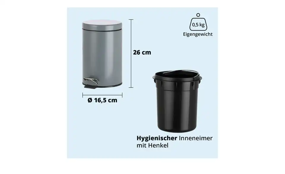 KHG Kosmetikeimer 3 l, Bild mit Text