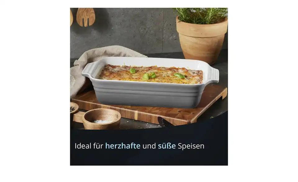 KHG Auflaufform, Bild mit Text