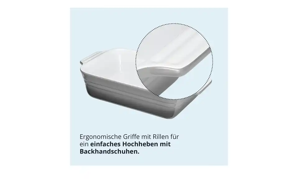 KHG Auflaufform, Bild mit Text