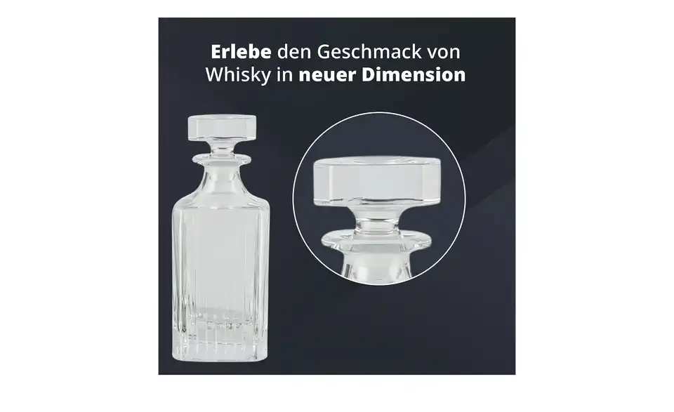 Peill+Putzler Whiskyflasche 750 ml Boston, Bild mit Text