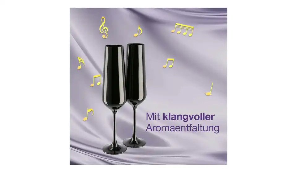 Peill+Putzler Sektkelch 200 ml, 2er Set Las Vegas 2er-Set, Bild mit Text