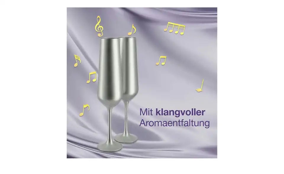 Peill+Putzler Sektkelch 200 ml, 2er Set Las Vegas 2er-Set, Bild mit Text