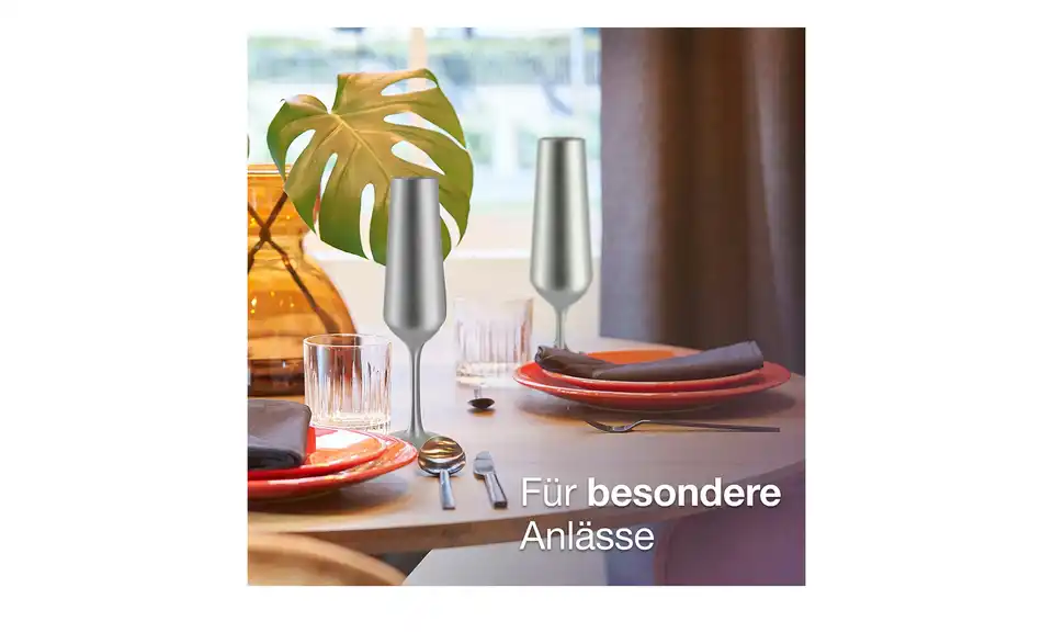 Peill+Putzler Sektkelch 200 ml, 2er Set Las Vegas 2er-Set, Bild mit Text