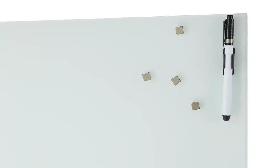 Memoboard 50x50 cm Weiß, Detailansicht