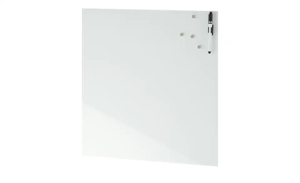 Memoboard 50x50 cm Weiß, Perspektive