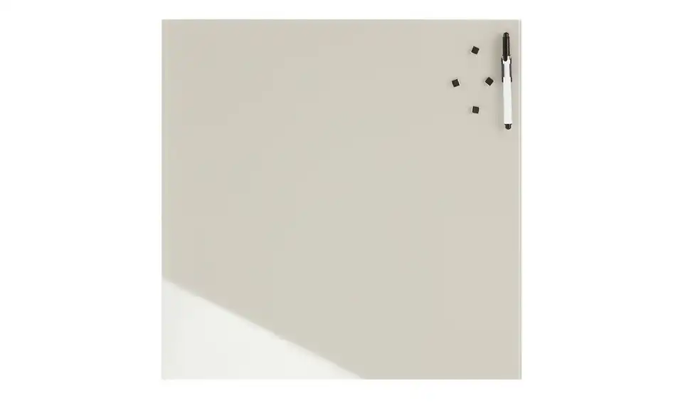 Memoboard 50x50 cm Beige, Frontansicht