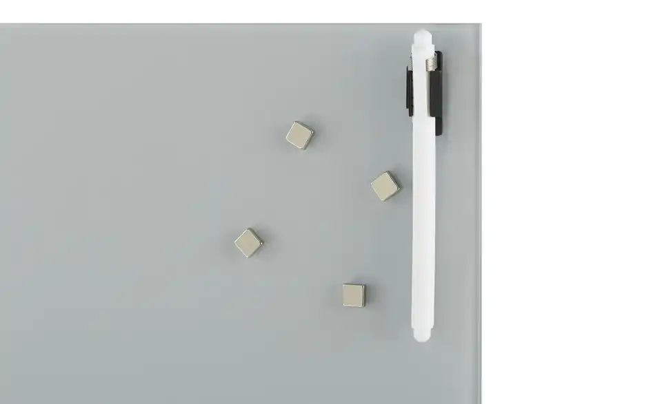 Memoboard 50x50 cm Grau, Detailansicht