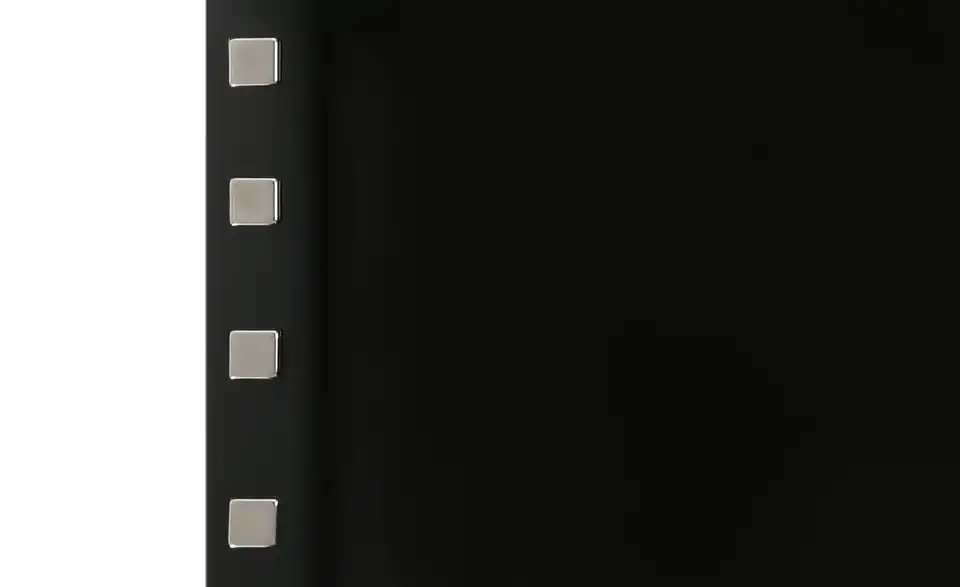 Memoboard 30x30 cm Schwarz, Detailansicht