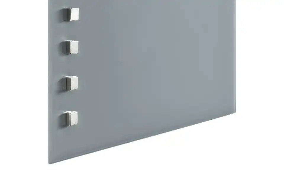 Memoboard 30x30 cm Grau, Detailansicht
