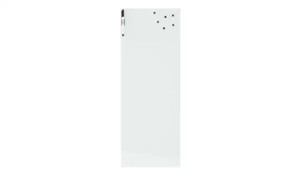 Memoboard weiß, Frontansicht