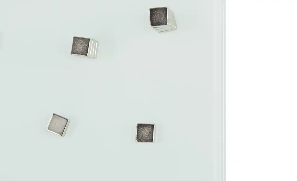 Memoboard weiß, Detailansicht