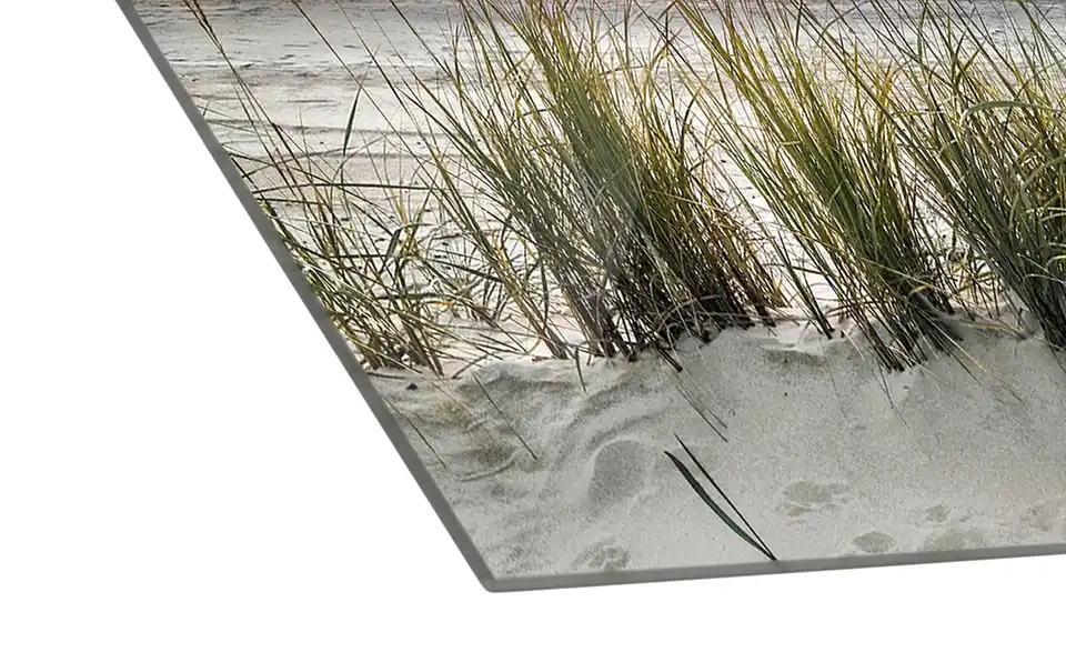 Glasbild 20x20 cm Lonely Dune, Perspektive