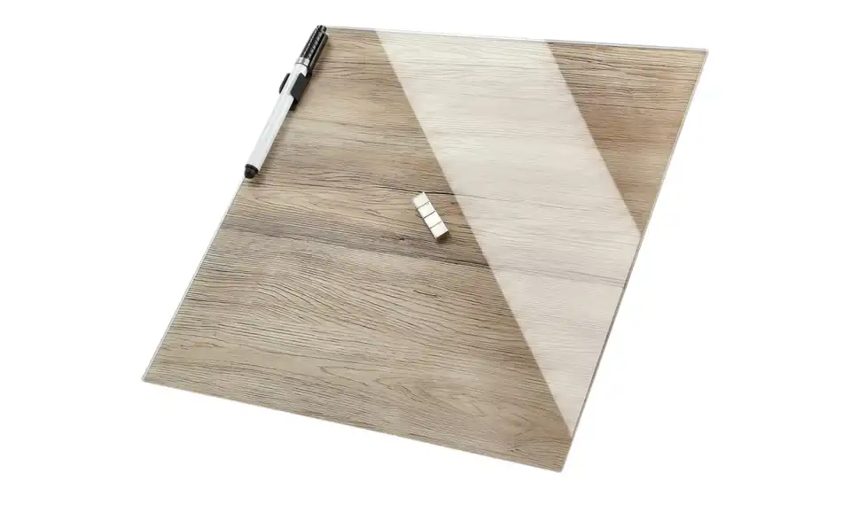 Memoboard 30x30 cm Wood (Braun), Perspektive