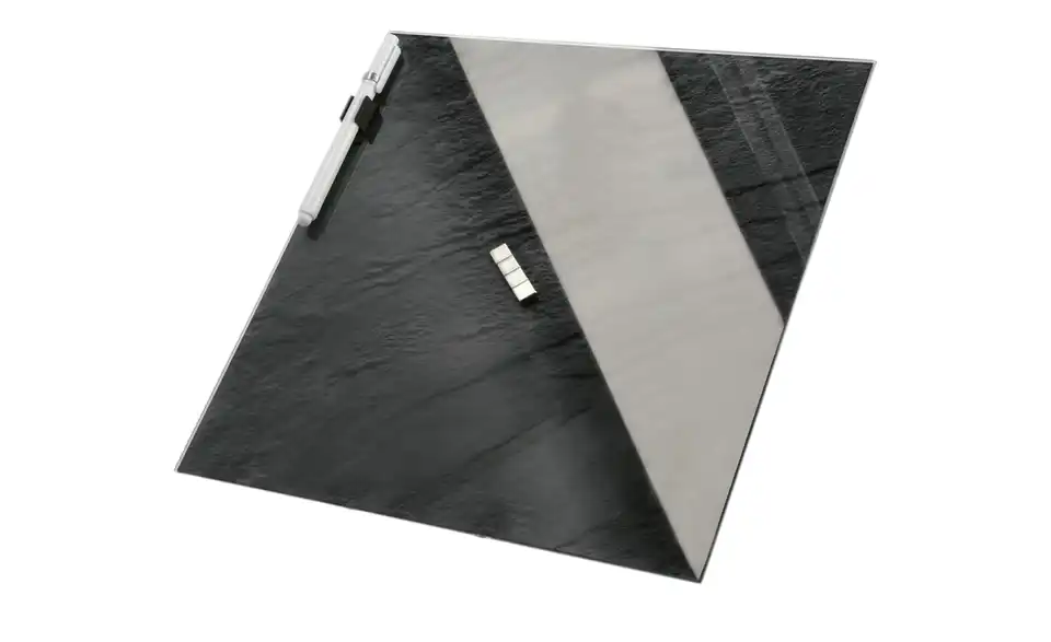 Memoboard 30x30 cm Schiefer, Perspektive