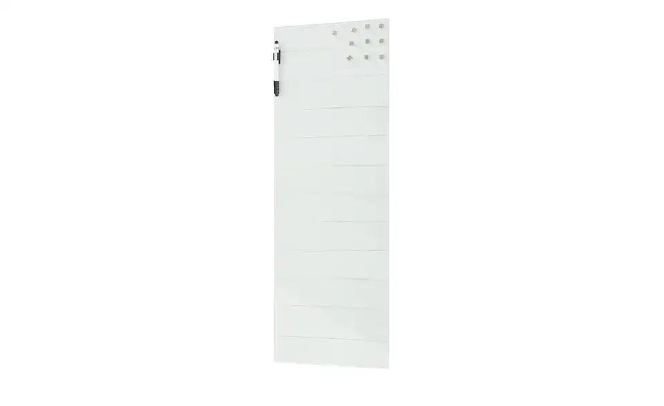 Memoboard 30x80 cm wood weiß, Perspektive
