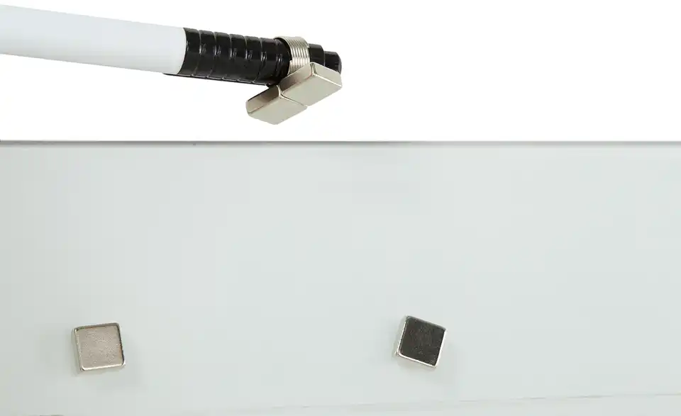 Memoboard 30x80 cm wood weiß, Detailansicht