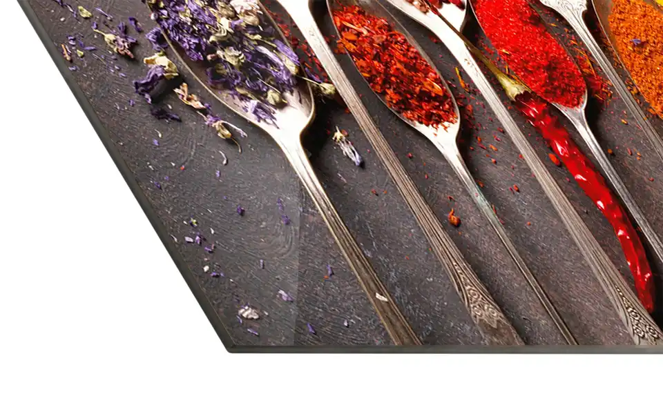 Glasbild 80x30 cm Spicery Collection, Perspektive