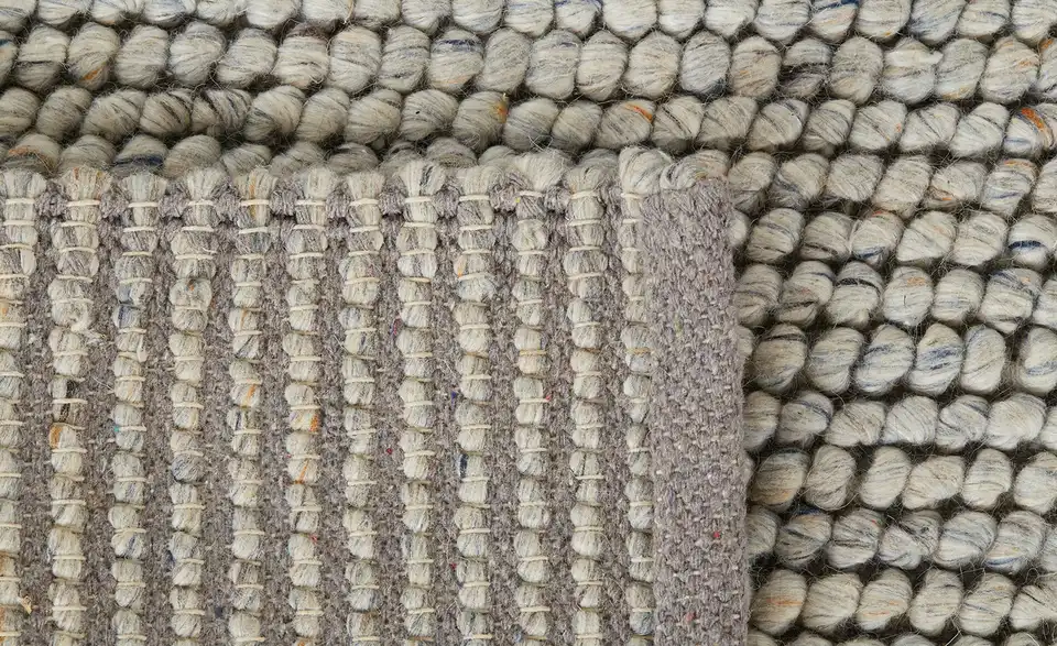 Handwebteppich, Detailansicht