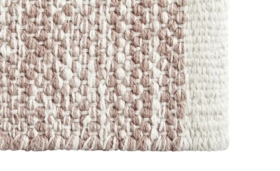 Naturteppich handgewebt, Naht