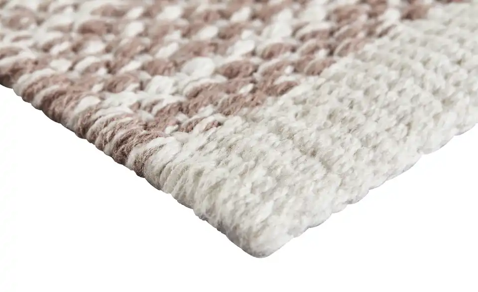 Naturteppich handgewebt, Detailansicht