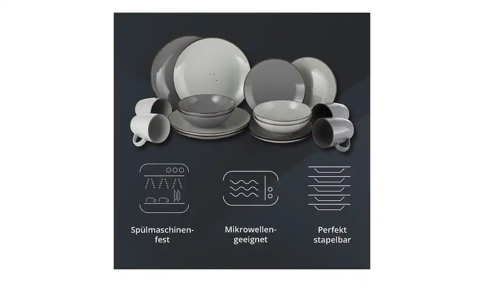Peill+Putzler Kombiservice, 16-teilig Siena, Bild mit Text