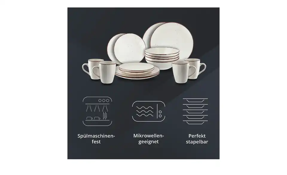 Peill+Putzler Kombiservice, 16-teilig Siena, Bild mit Text