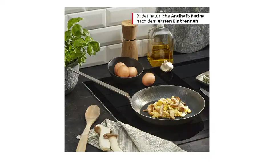 Meisterkoch Bratpfanne FERRO, Bild mit Text