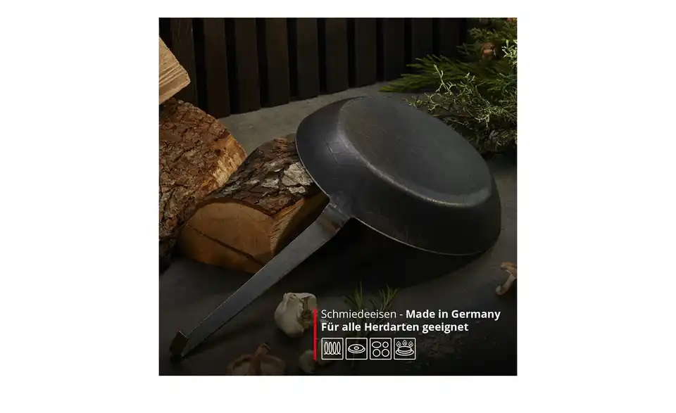 Meisterkoch Bratpfanne FERRO, Bild mit Text