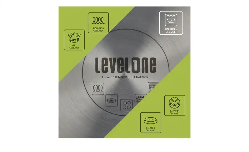 levelone Fleischtopf 20cm Basic, Bild mit Text