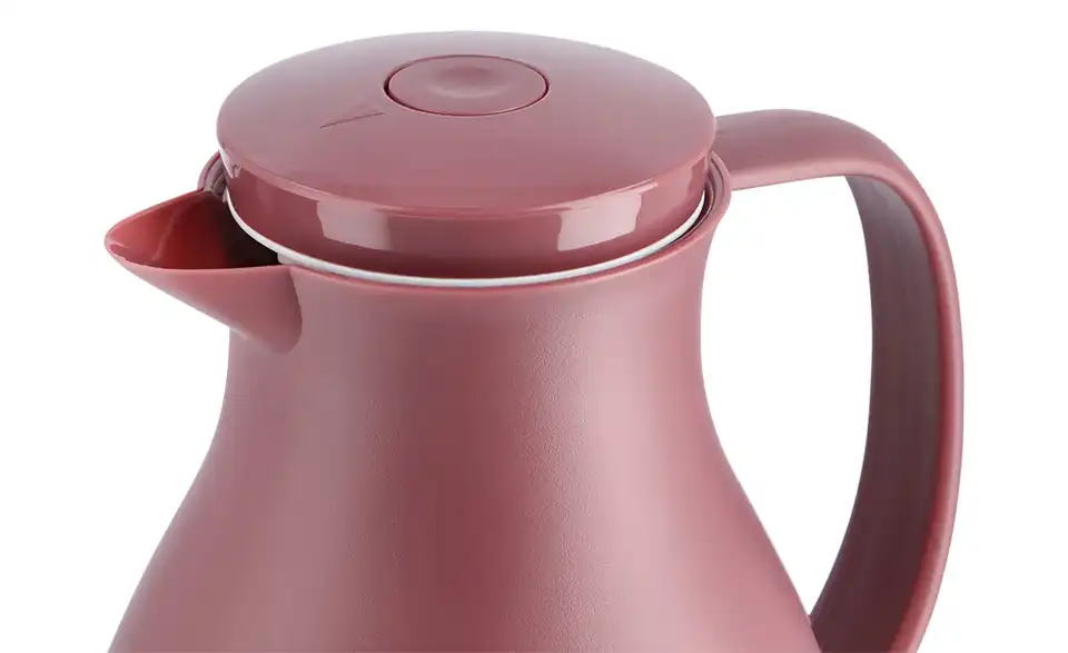 KHG Isolierkanne 1 l rot Anton, Detailansicht