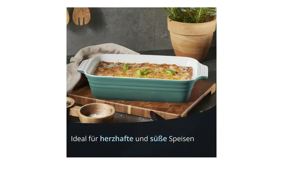 KHG Auflaufform, Bild mit Text