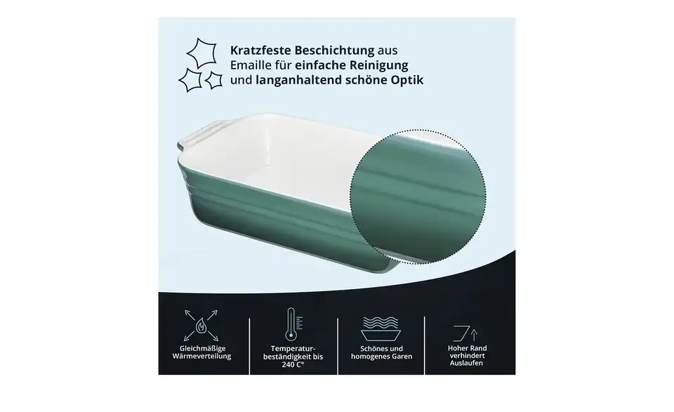 KHG Auflaufform, Bild mit Text