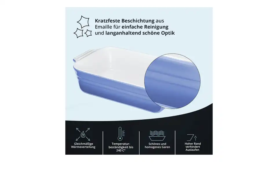 KHG Auflaufform, Bild mit Text