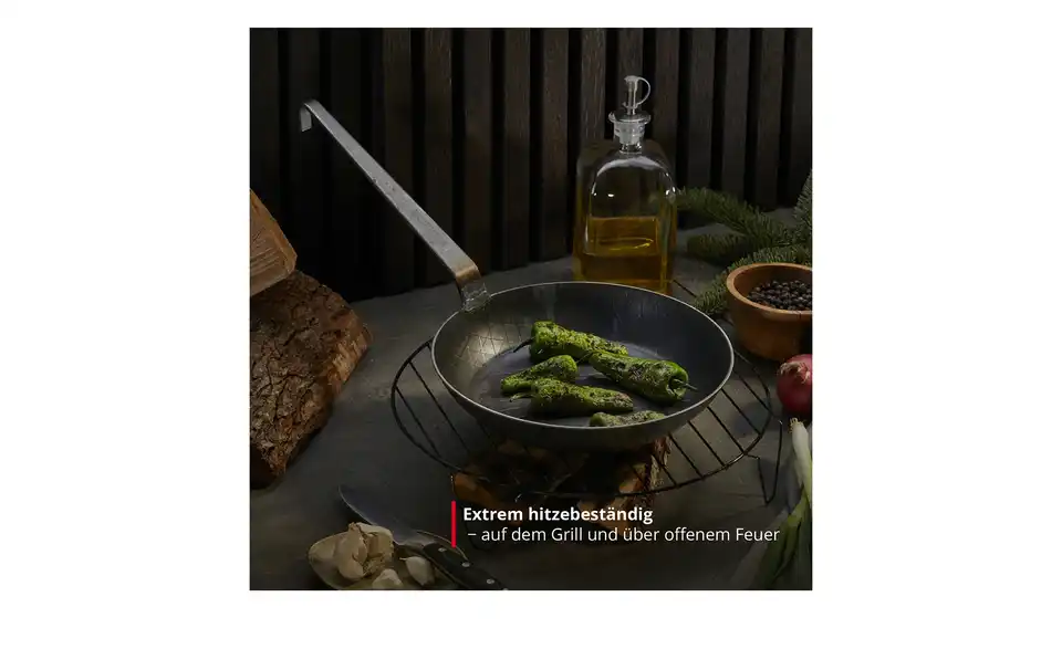 Meisterkoch Bratpfanne FERRO, Bild mit Text