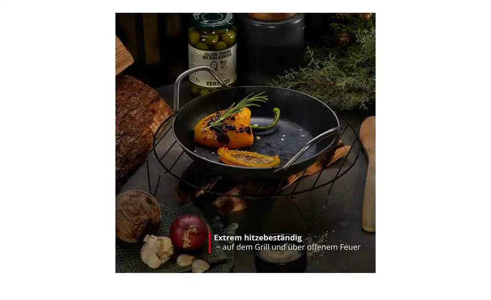 Meisterkoch Servierpfanne FERRO, Bild mit Text