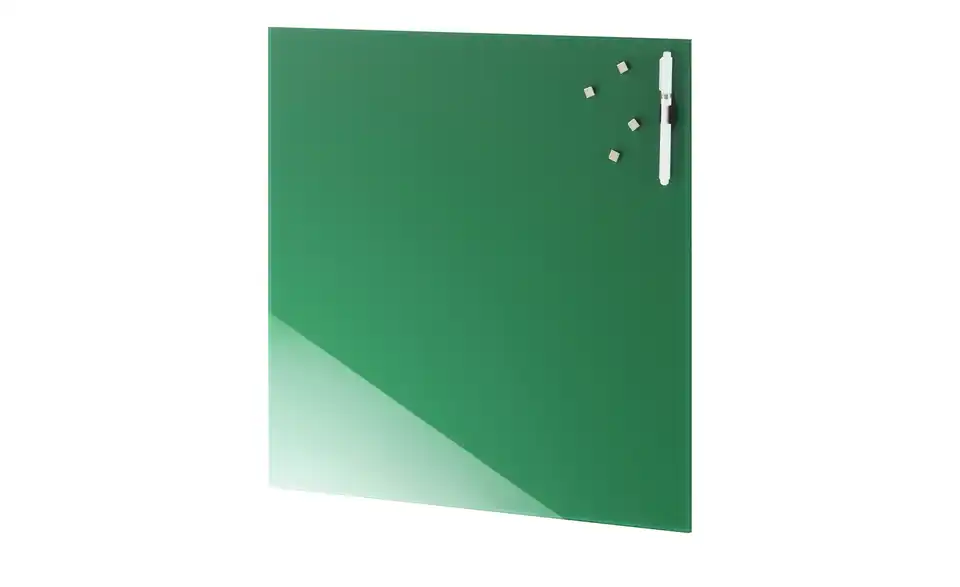 Memoboard 50x50 cm Tannengrün, Perspektive