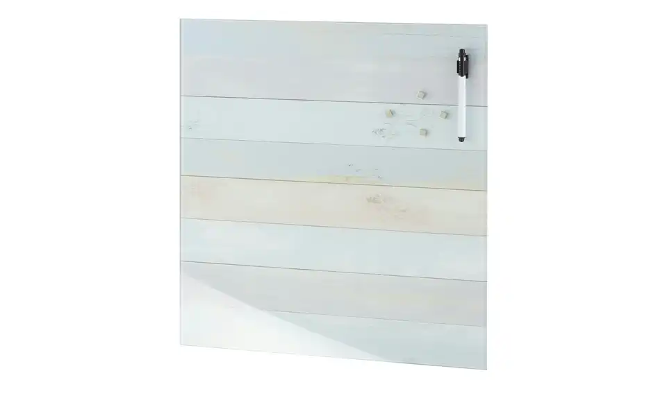 Memoboard 50x50 cm Colourful Wood, Perspektive