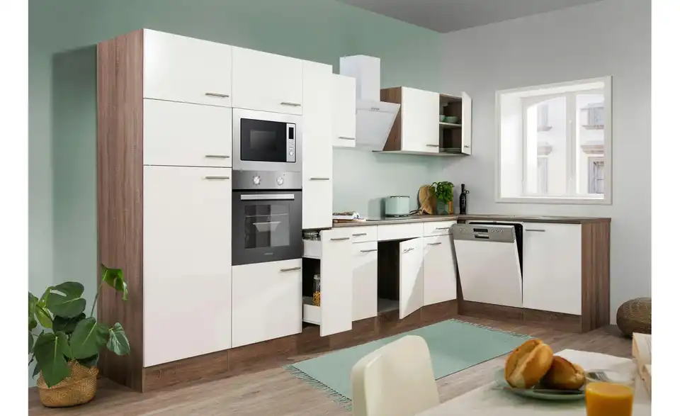 Küchenzeile, geöffnet