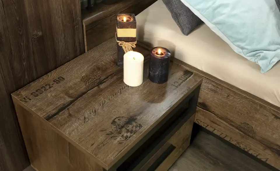 Nachtkommode Jacky, Detailansicht