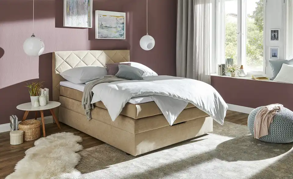 Boxspringbett Atika, in Wohnsituation